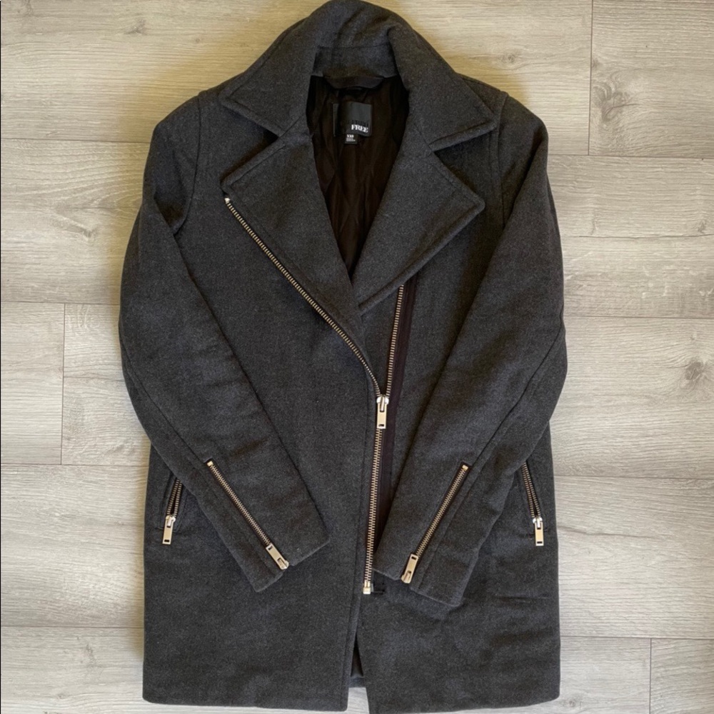 Wilfred Aritzia Free Moto Coat XXS - Picture 2 of 4